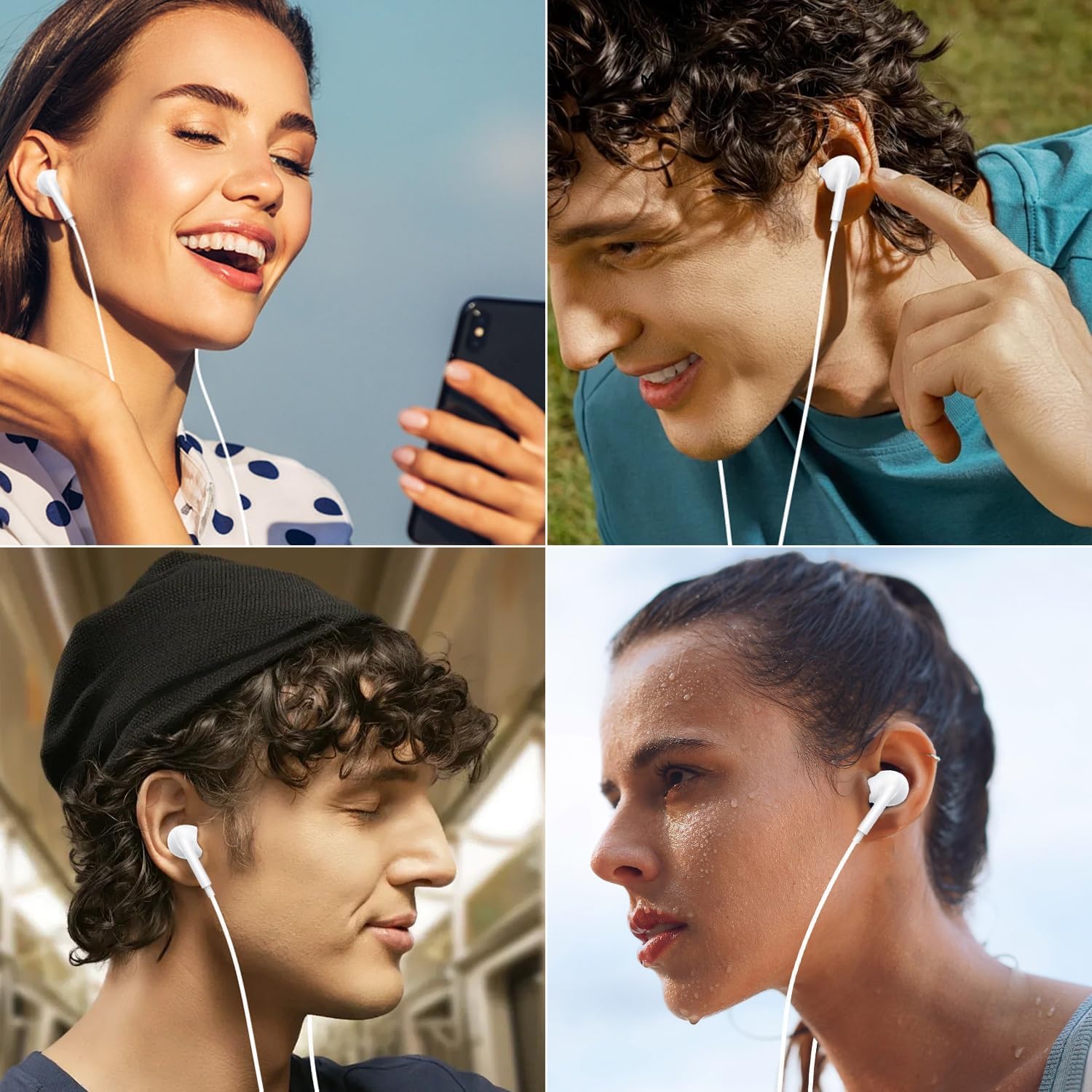 Thumbnail 6 de USB C Wired In Ear Headphones with Built-in Microphone and Volume Control