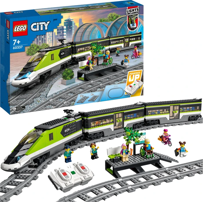 Thumbnail 6 de LEGO City Personen-Schnellzug 60337 – schnelles Bahnerlebnis für die Stadt
