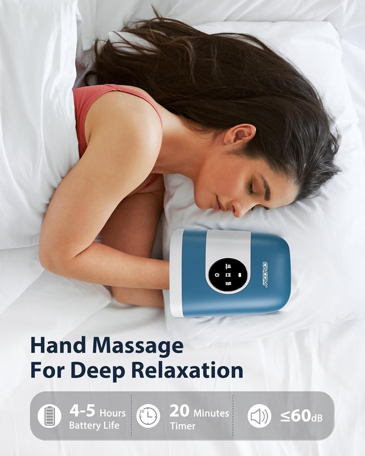 Thumbnail 2 de CINCOM Upgraded Hand Massager with Heat & Compression — Cordless, Rechargeable Hand Therapy for Arthritis & Carpal Tunnel Relief