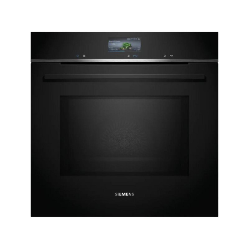 Detalle de Siemens HM736GAB1 horno eléctrico empotrable 67 L negro multifunción con microondas y Home Connect