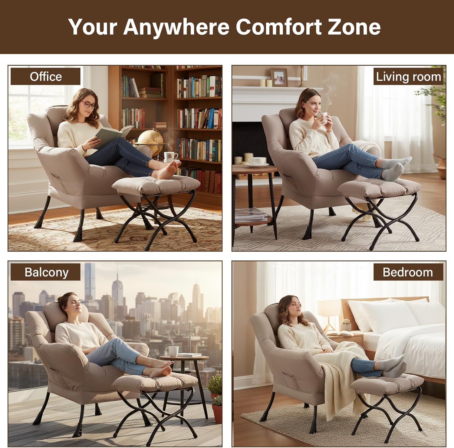 Thumbnail 5 de Welnow Lazy Chair 400 lb capacity