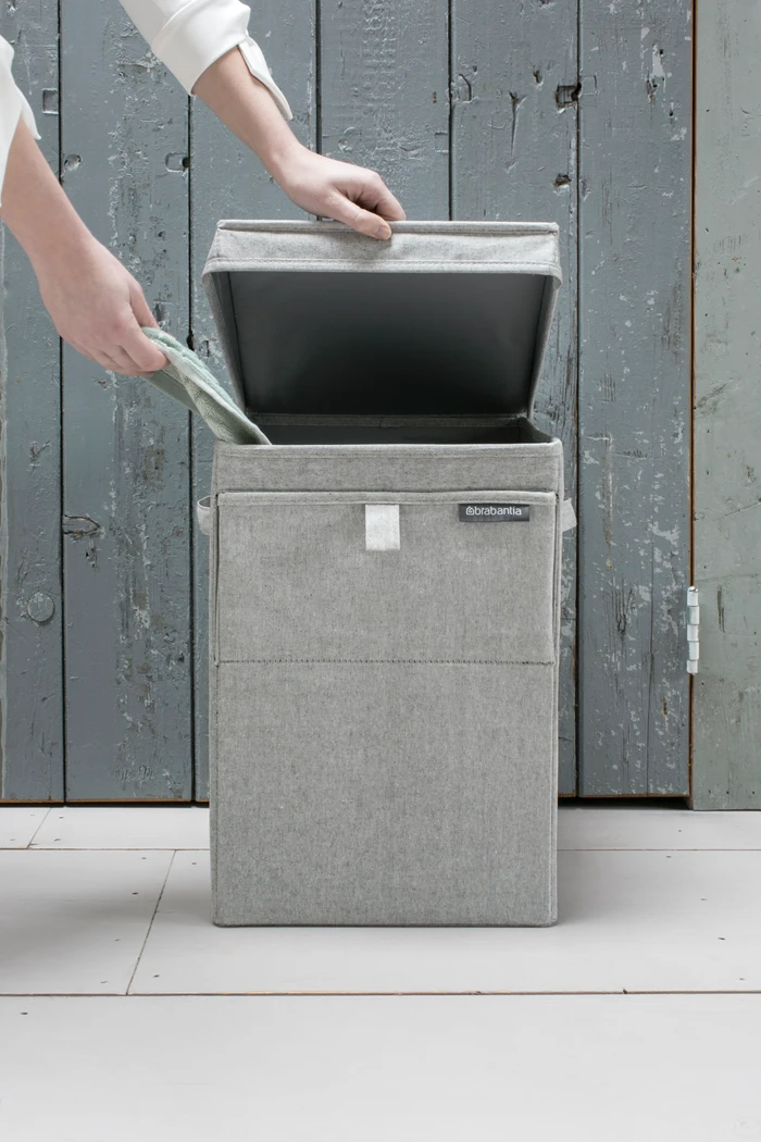 Detalle 2 de Brabantia Wäschebox Grey 35 L