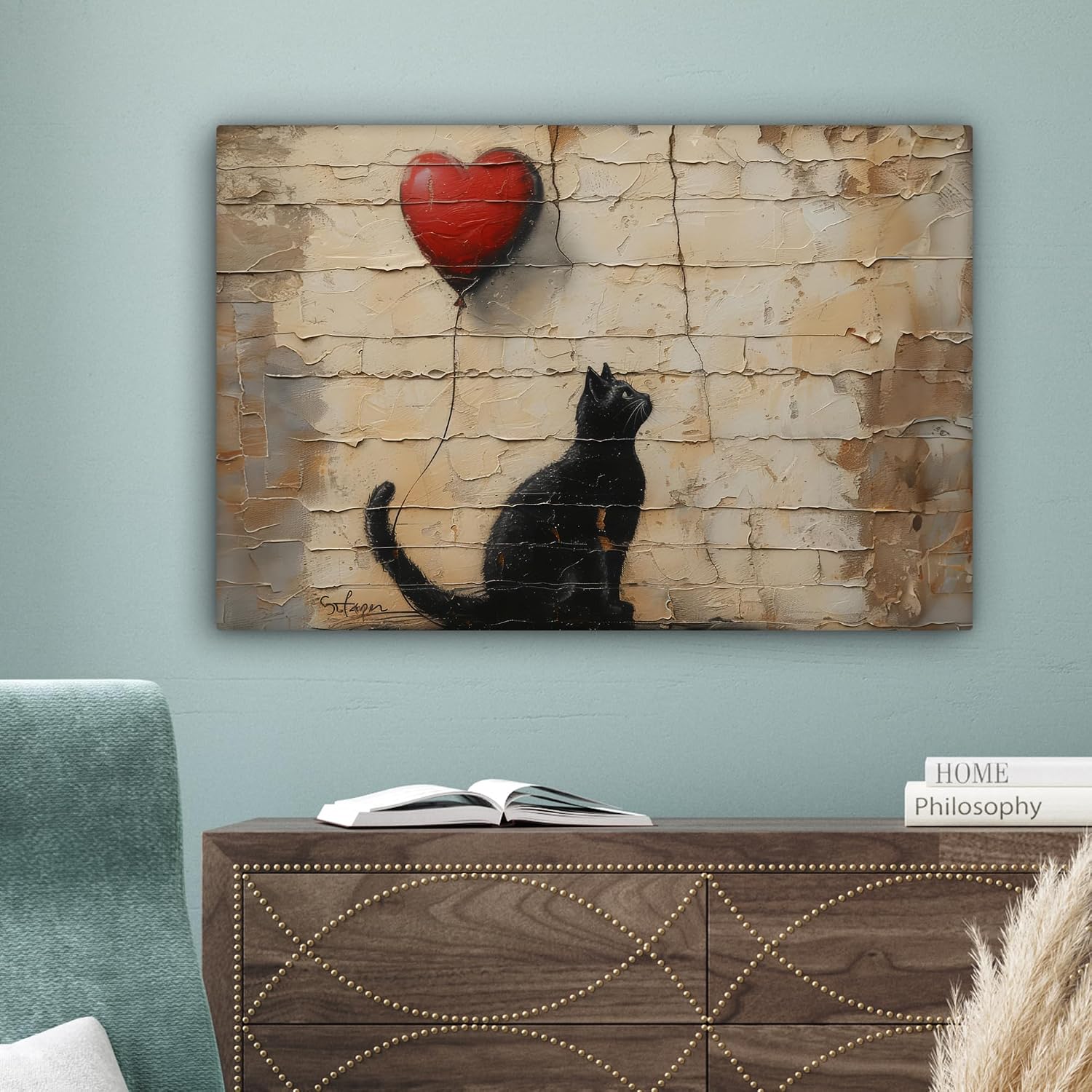 Thumbnail 4 de MuchoWow Impression sur Toile 60x40 cm