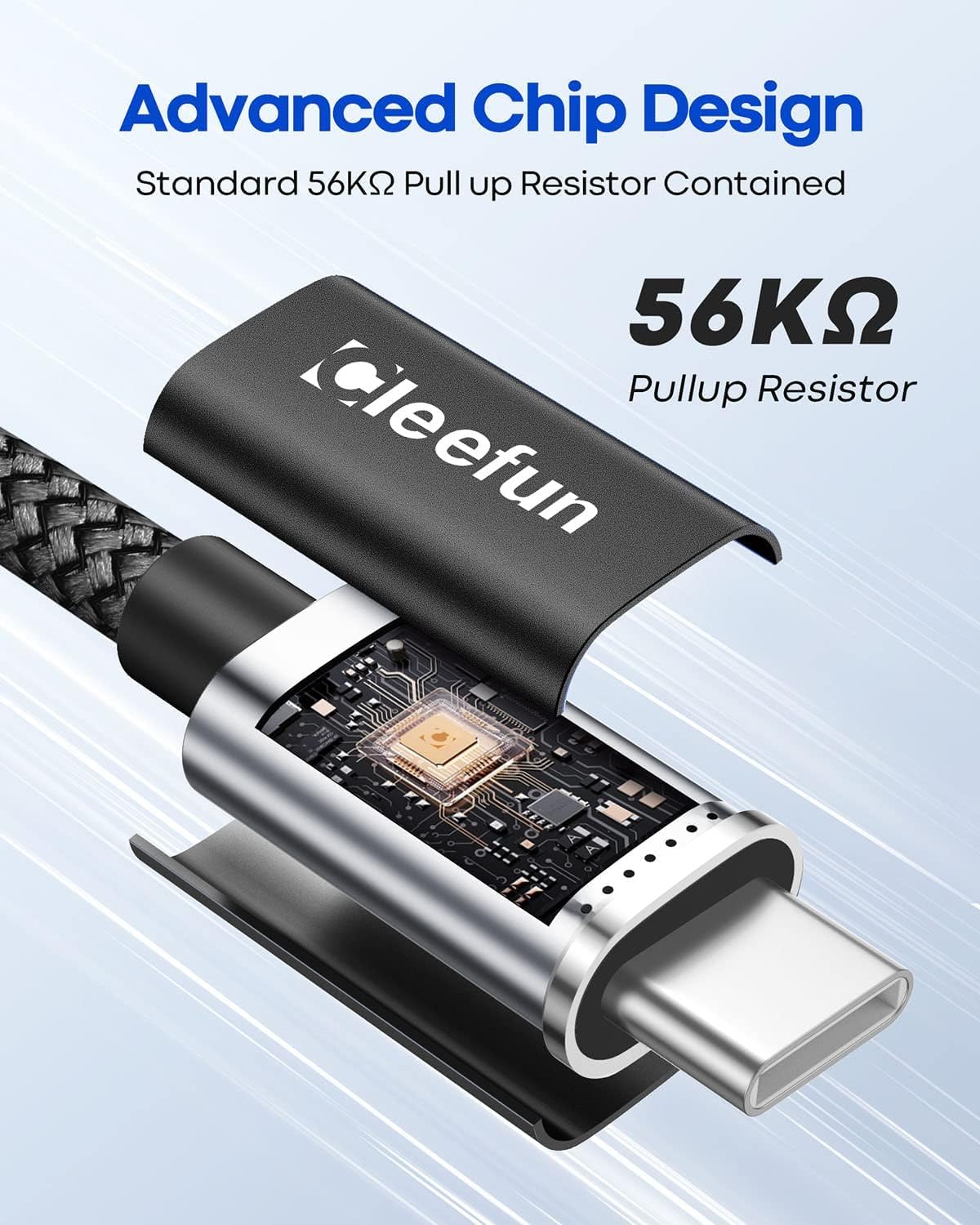 Detalle de CLEEFUN USB C Kabel 3 m