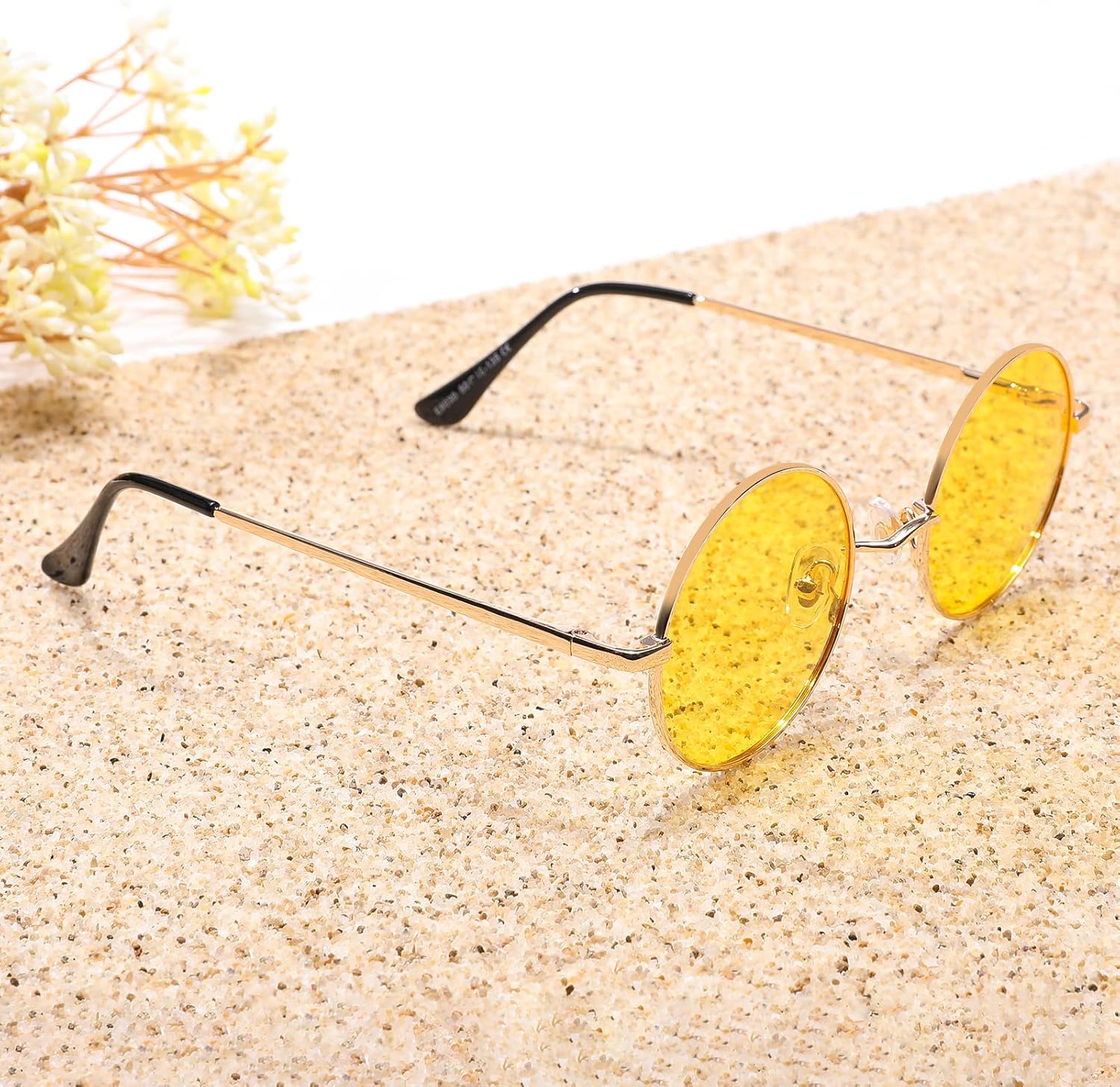 Detalle de Pro Acme Retro Kleine Runde Polarisierte Sonnenbrille – Unisex