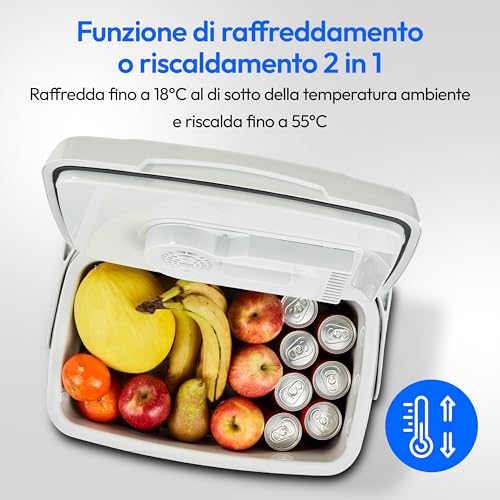 Detalle 2 de MEDION Frigo portatile termoelettrico MD10735 25 L: raffreddamento e mantenimento in caldo per auto, barca e campeggio