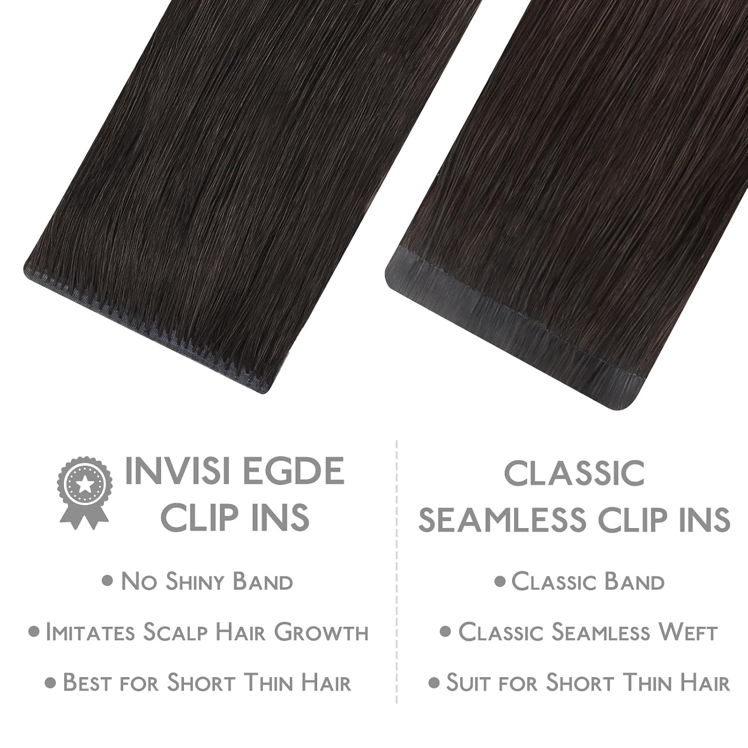 Detalle de Wennalife Invisi Edge 20 Inch 150g Clip-Ins
