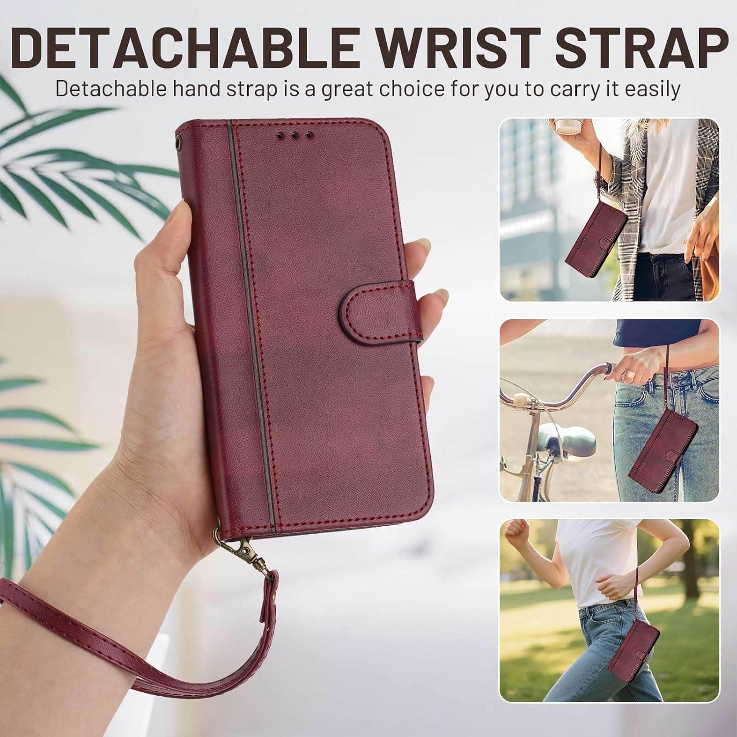 Detalle 1 de JanCalm Wallet Phone Case for Galaxy A17 5G