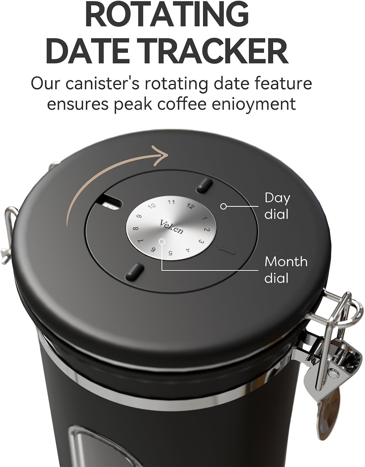 Thumbnail 5 de Veken Coffee Canister with Window