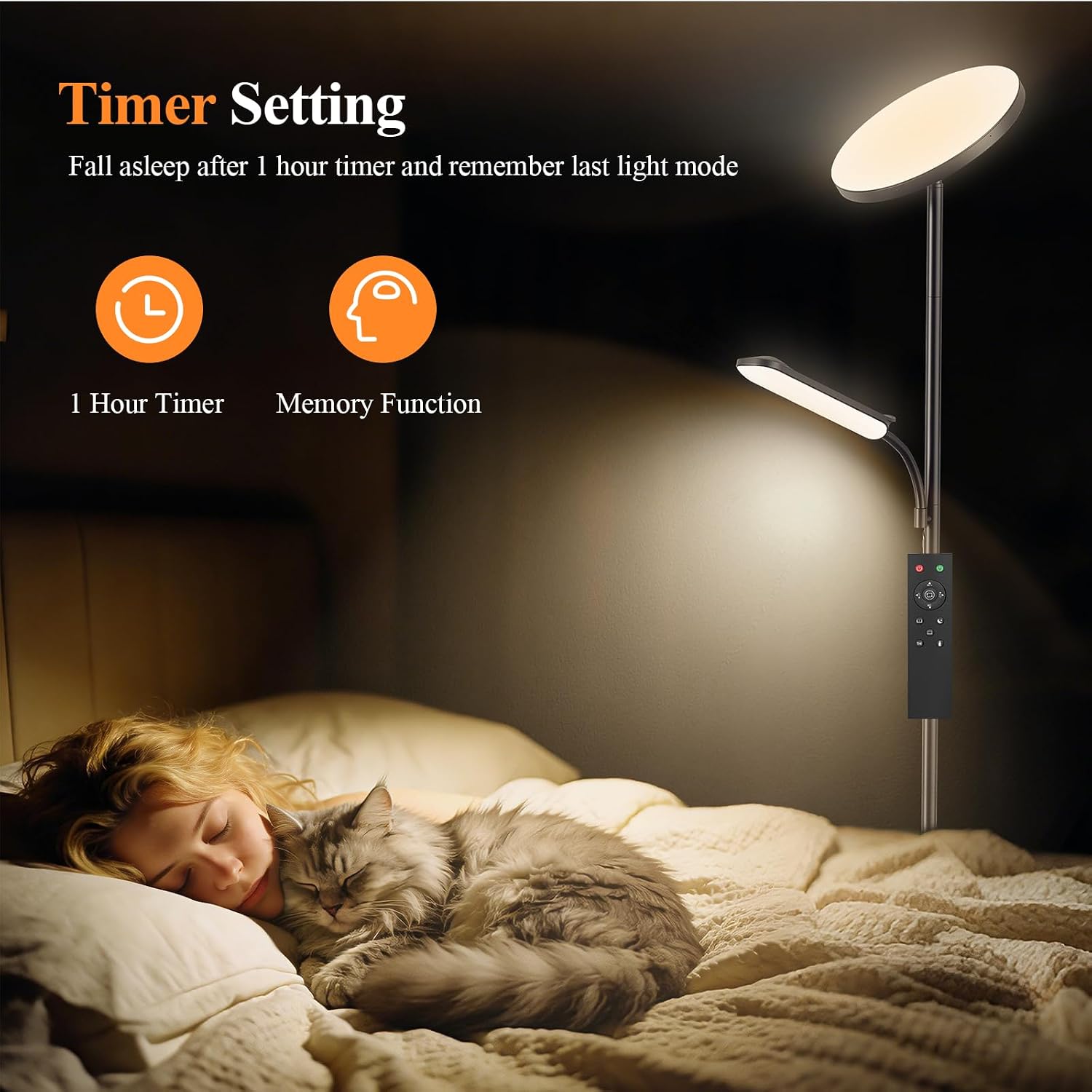 Thumbnail 4 de Uplighter Floor Lamp 42W dimmable standing lamp 🛋