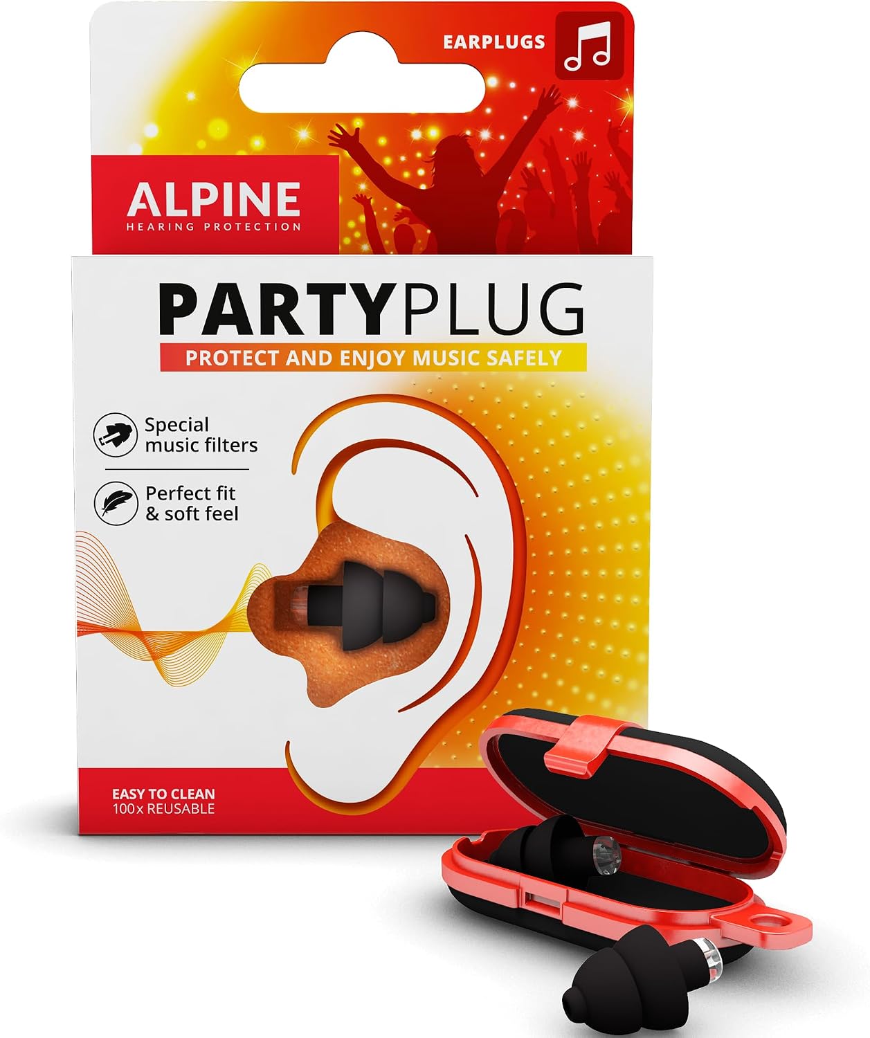 Thumbnail 2 de Alpine PartyPlug Pro: Tappi Orecchie Hi‑Fi 21 dB per Concerti, Festival e Discoteca