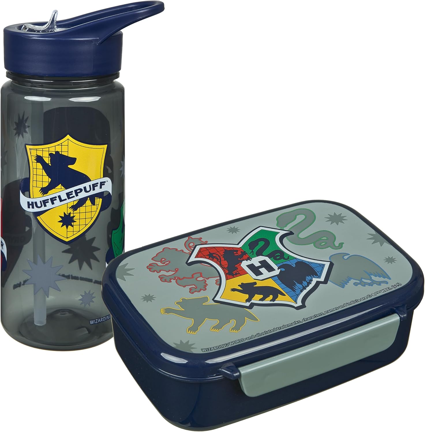 Detalle de Scooli Set di stoviglie per bambini Harry Potter (cestino per il pranzo e borraccia) dai 4 anni, in plastica BPA Free