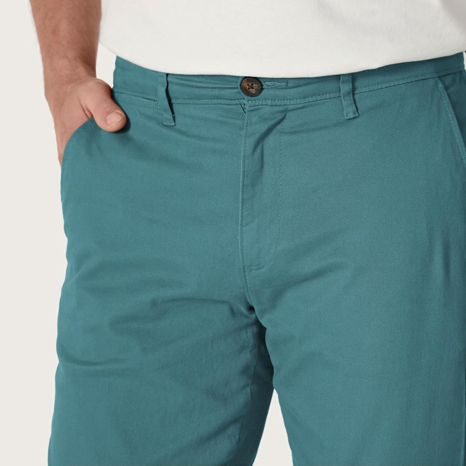 Thumbnail 3 de Amazon Essentials Herren Legere Stretch-Chinohose in sportlicher Passform (Khaki, Übergrößen verfügbar)