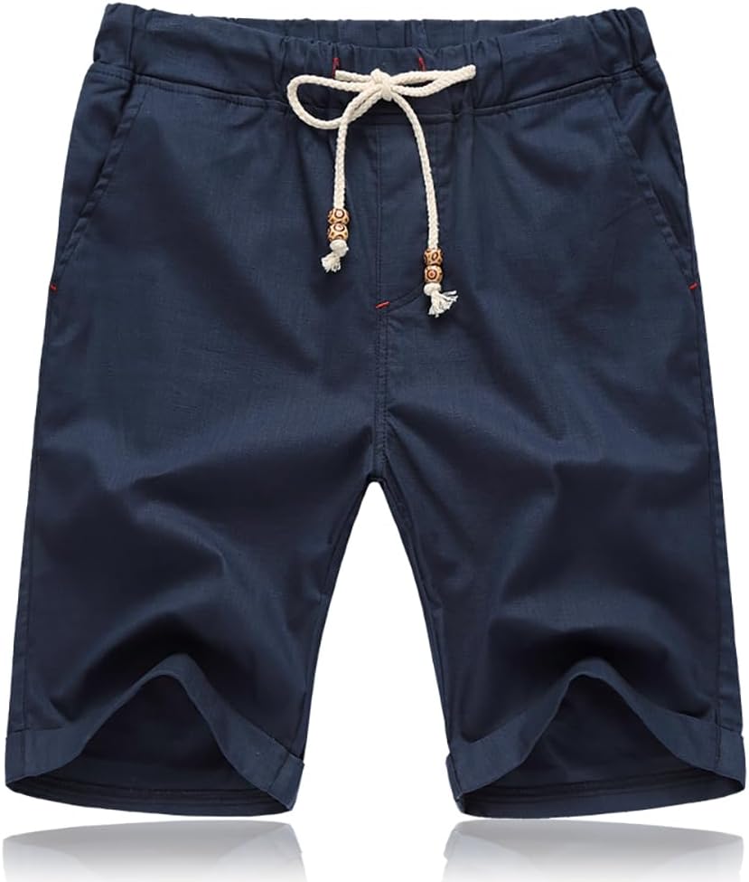Detalle de Tansozer Mens Summer Casual Shorts with Pockets Elasticated Waist