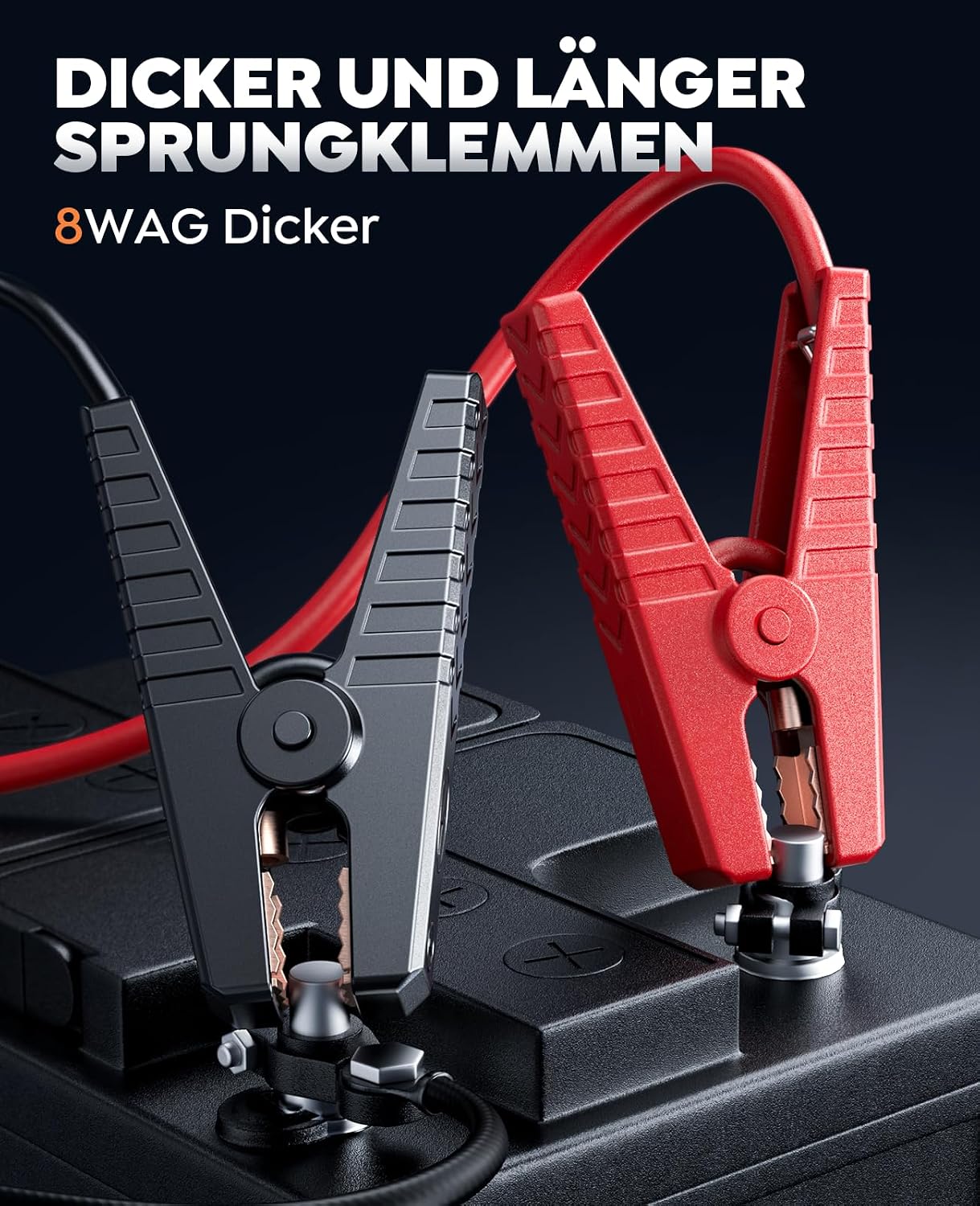 Detalle de Starthilfe Powerbank 9000A für PKW – All Gas/12,0L Diesel