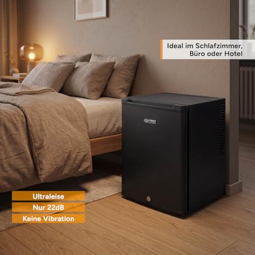 Detalle de TZS First Austria Mini Kühlschrank 40L: lautlos, abschließbar und flexibel nutzbar