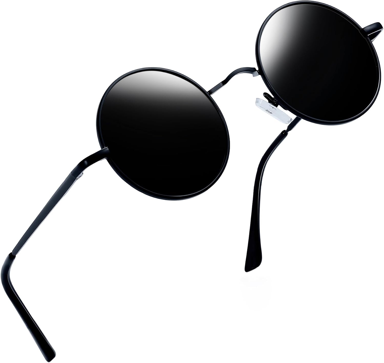 Detalle de Joopin Small Round Polarized Sunglasses, UV400, 18g Metal Alloy Frame