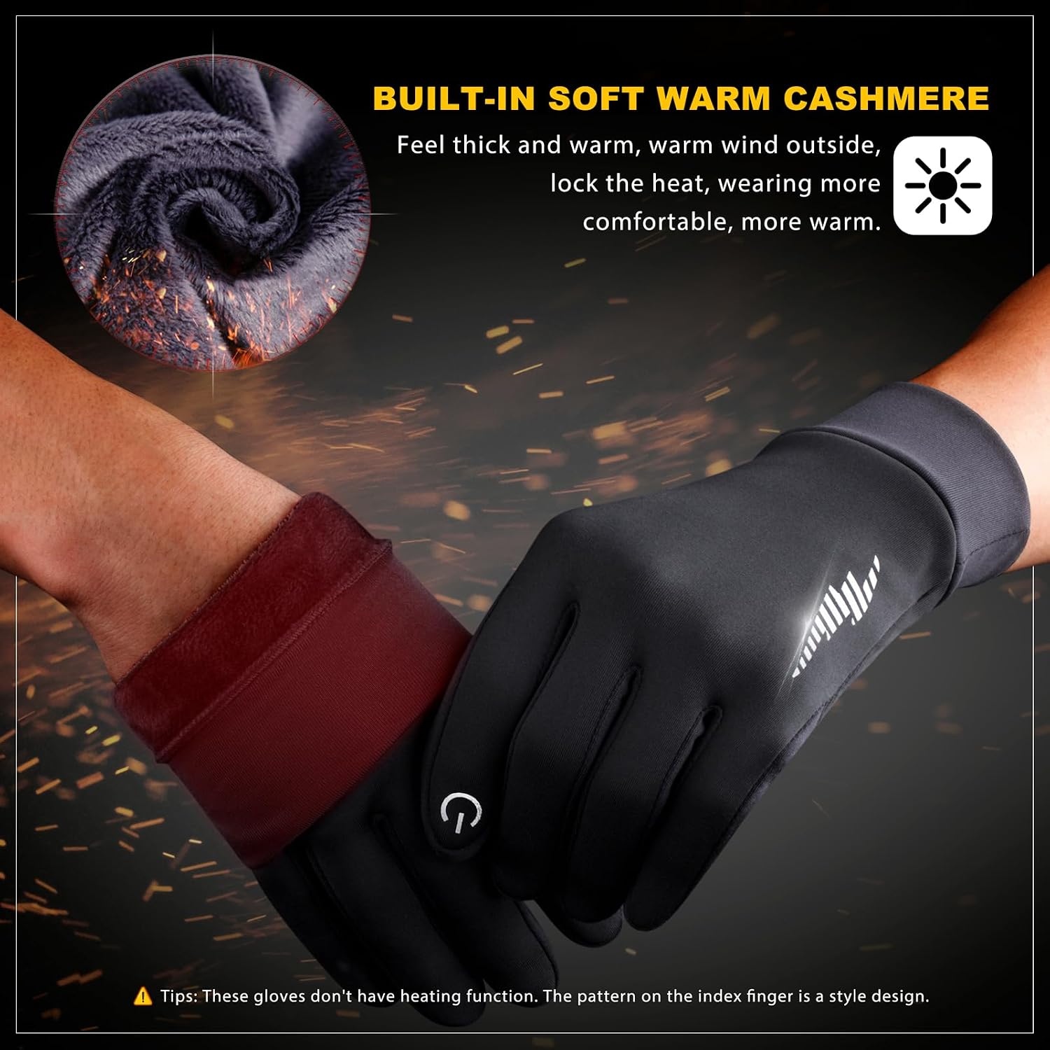 Thumbnail 4 de SIMARI Winter Gloves Polyester Blend