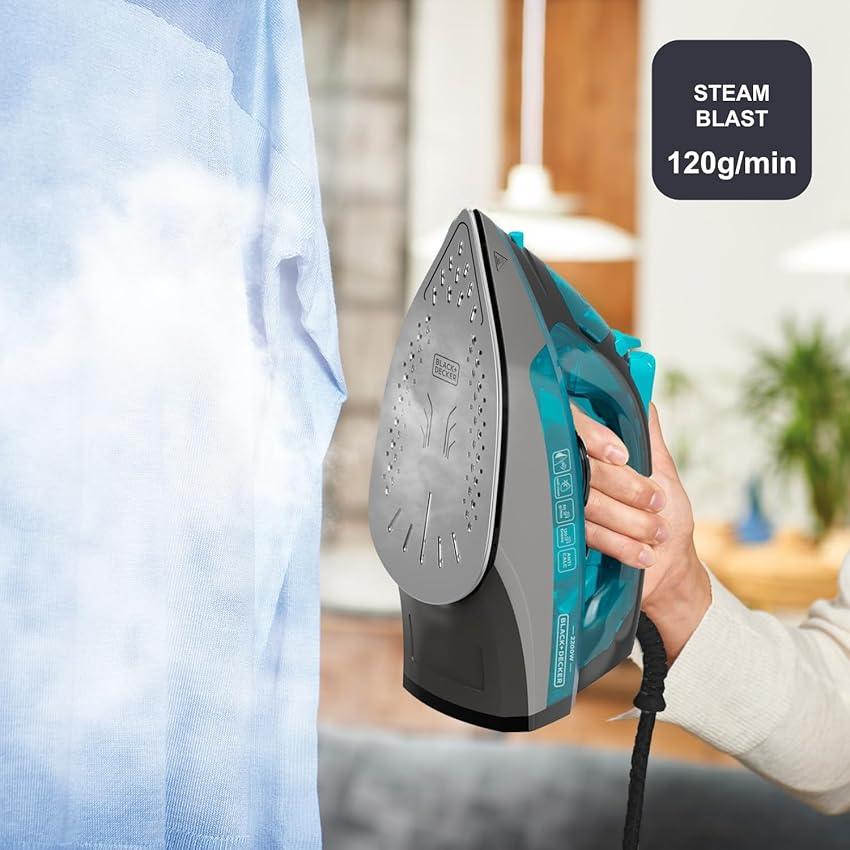 Detalle 2 de Black+Decker Plancha 2200W vapor continuo 30 g/min
