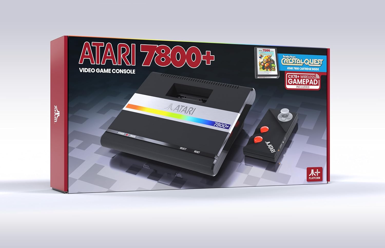 Detalle 2 de Atari 7800+ Videospielkonsole – inklusive kabellosem Gamepad und Bentley Bear's Crystal Quest