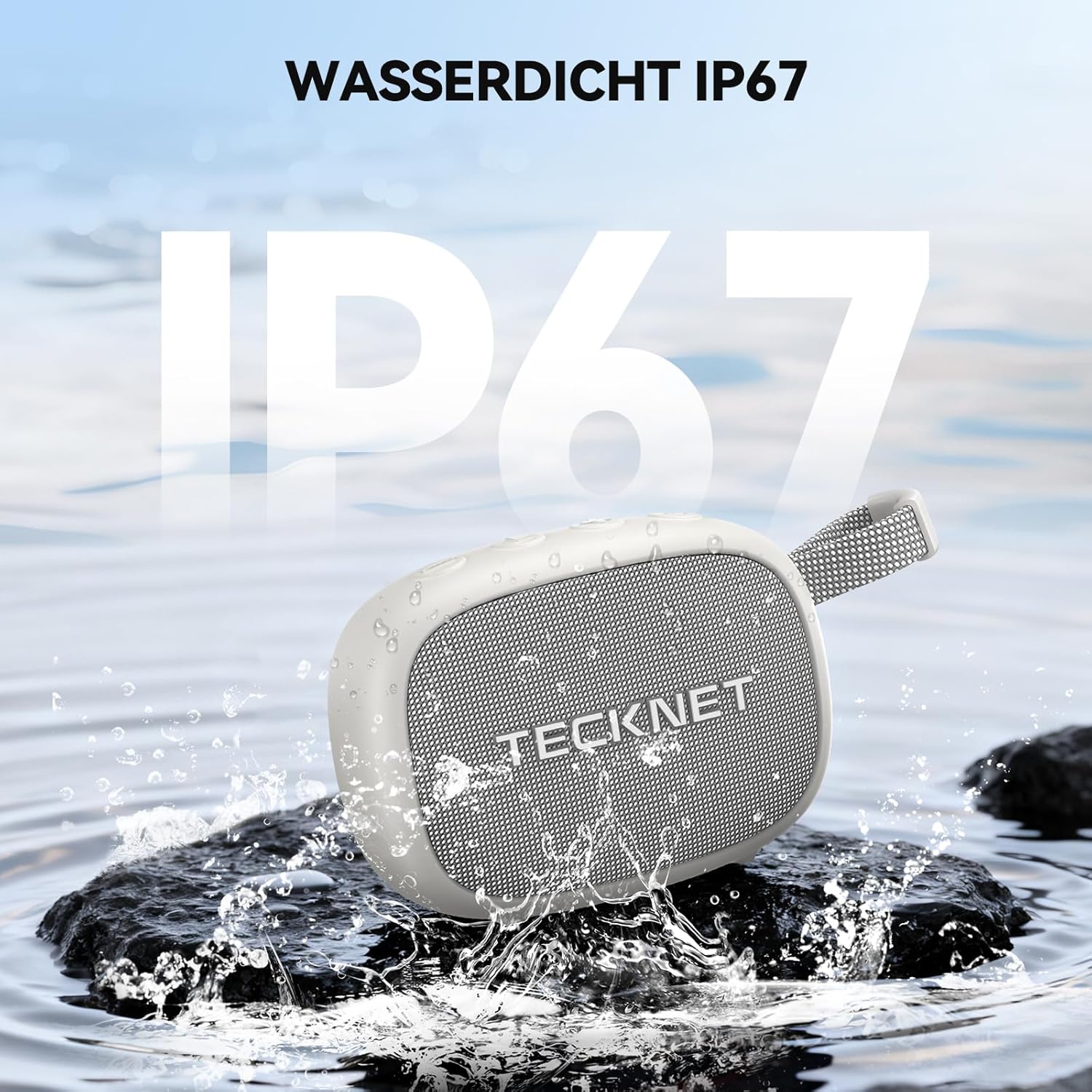 Thumbnail 4 de TECKNET Portable Bluetooth Speaker with IP67 rating, TWS surround sound and up to 30H playtime