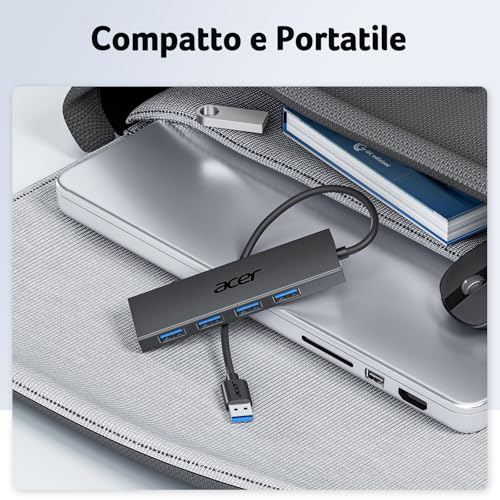 Thumbnail 7 de Acer Hub USB 3.0 a 5 porte: espansione rapida e facile per laptop e desktop