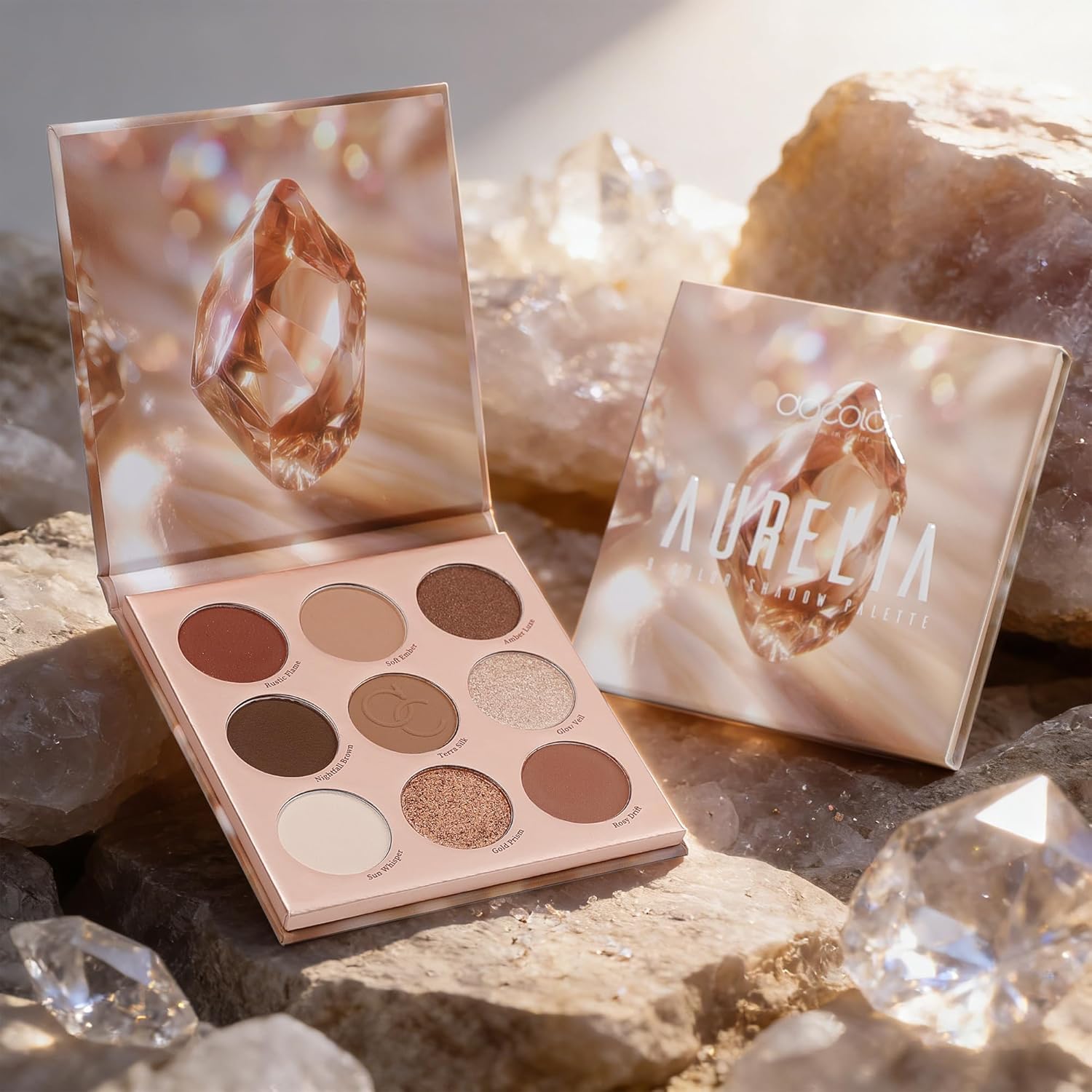 Thumbnail 6 de docolor Nude Lidschatten Palette „Velours-Matte“ (9 Farben) – wasserfest, vegan