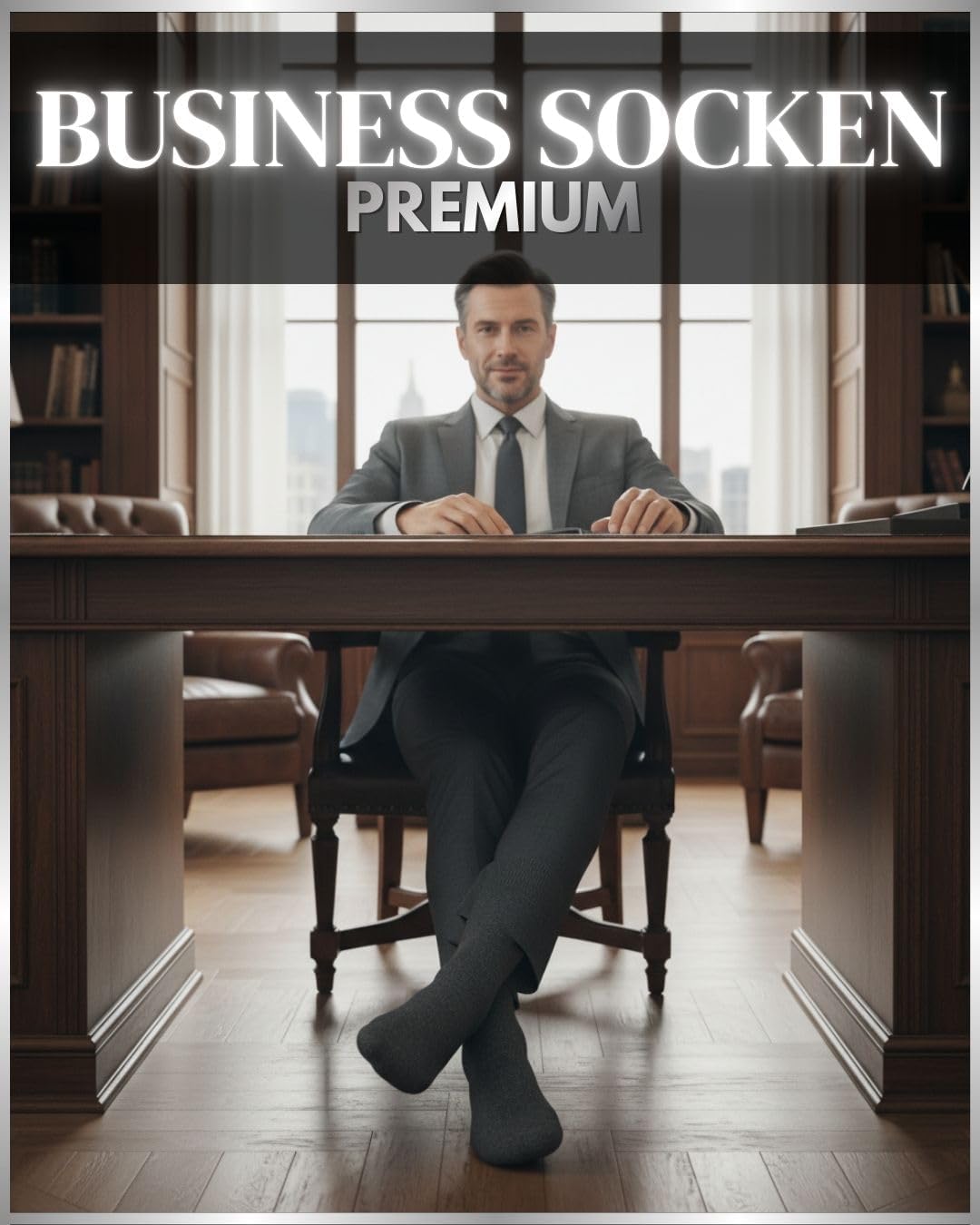 Detalle 2 de 10 Paar Socken Herren Business 80% Baumwolle