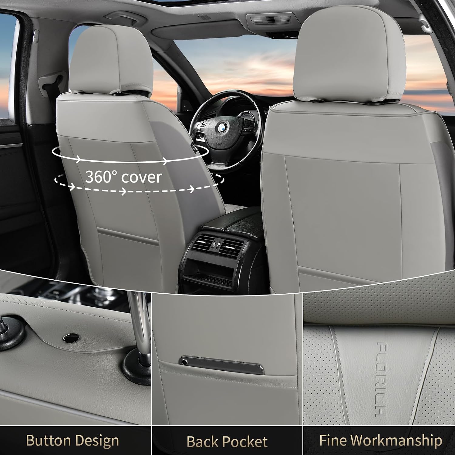Detalle 2 de FLORICH Seat Covers Front Seats