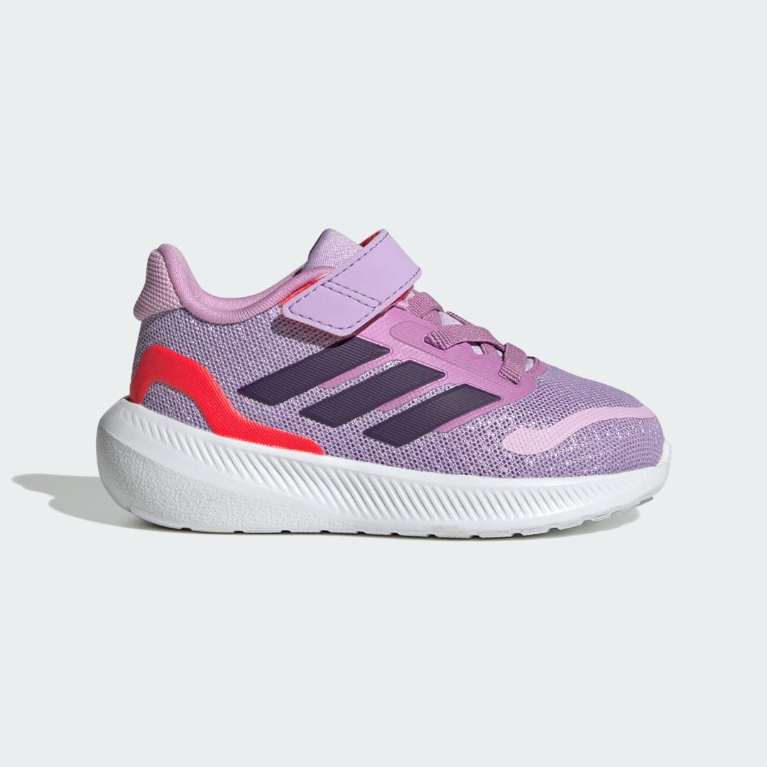 Detalle de Zapatilla Runfalcon 5 Kids de Adidas – color Violeta