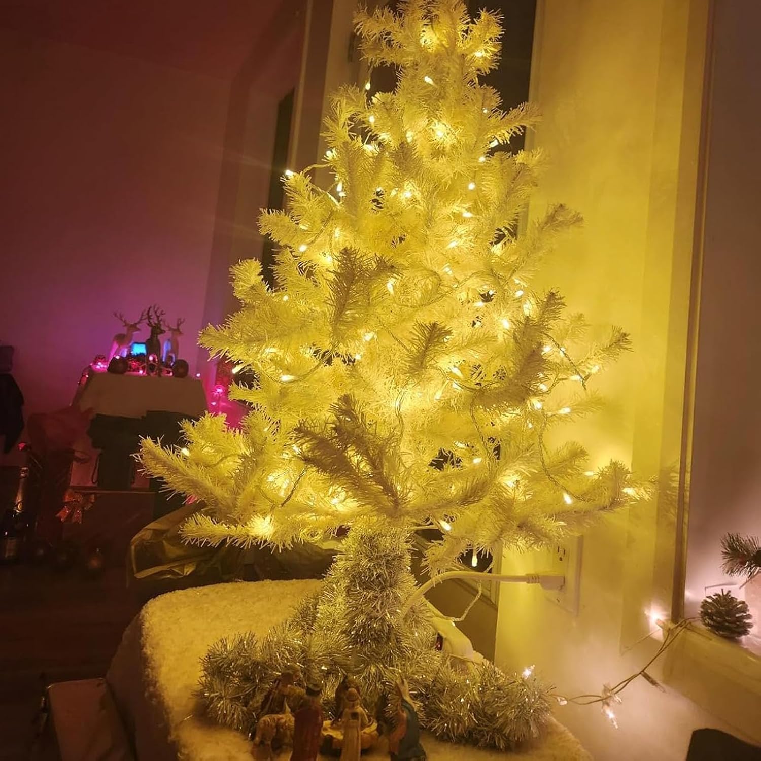 Thumbnail 1 de VTECHOLOGY QL300IE 66 ft Warm White LED String Lights, 200 LEDs