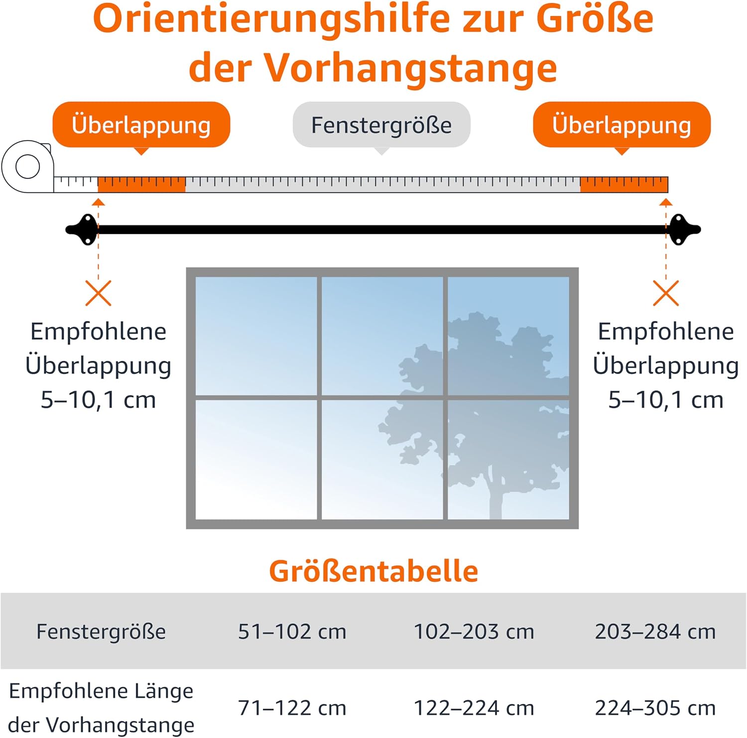 Thumbnail 2 de Amazon Basics Gardinenstange mit gebogener Stange – verstellbar 71–122 cm, Bronze, 1,59 cm Durchmesser