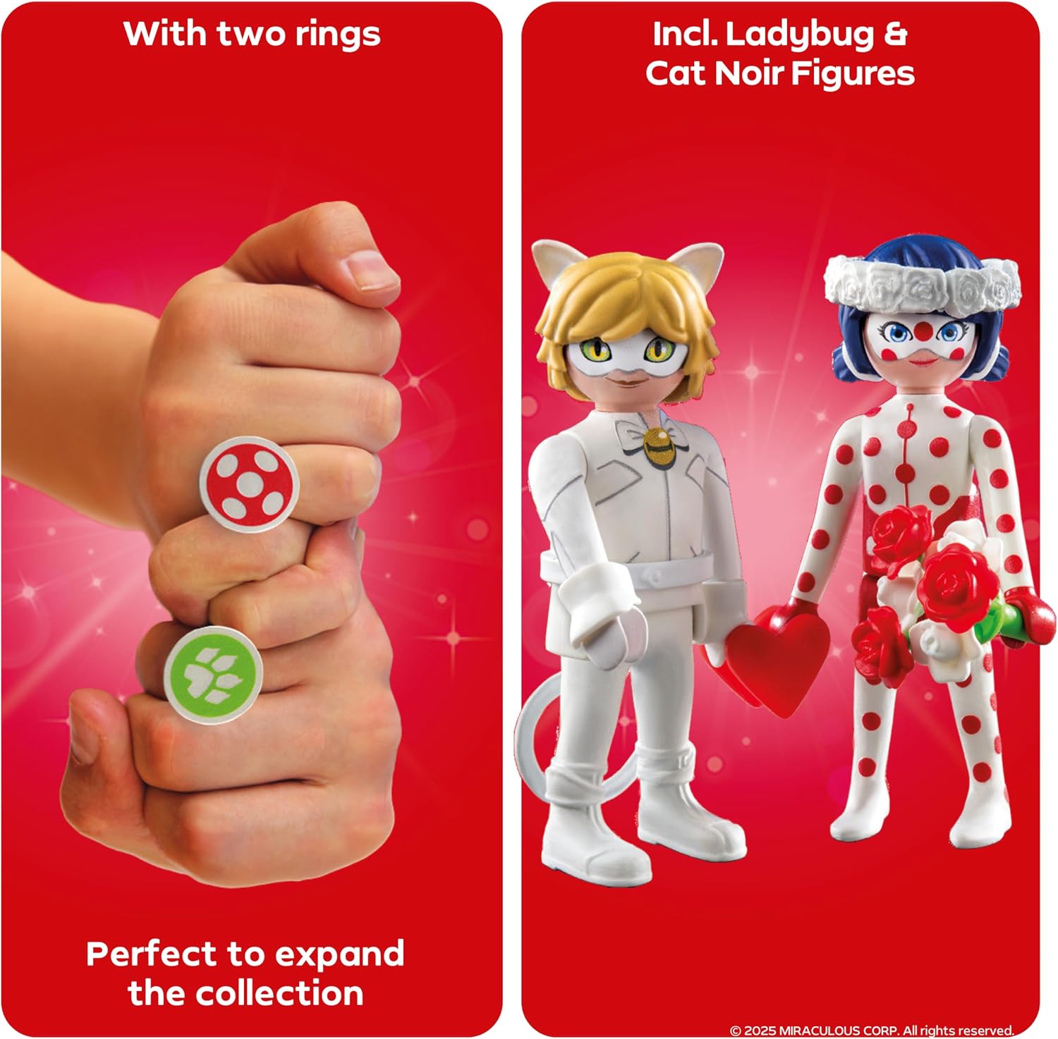 Thumbnail 3 de PLAYMOBIL Miraculous: Coccinelle e matrimonio di Cat Noir – Set 71865, per bambini dai 4 anni
