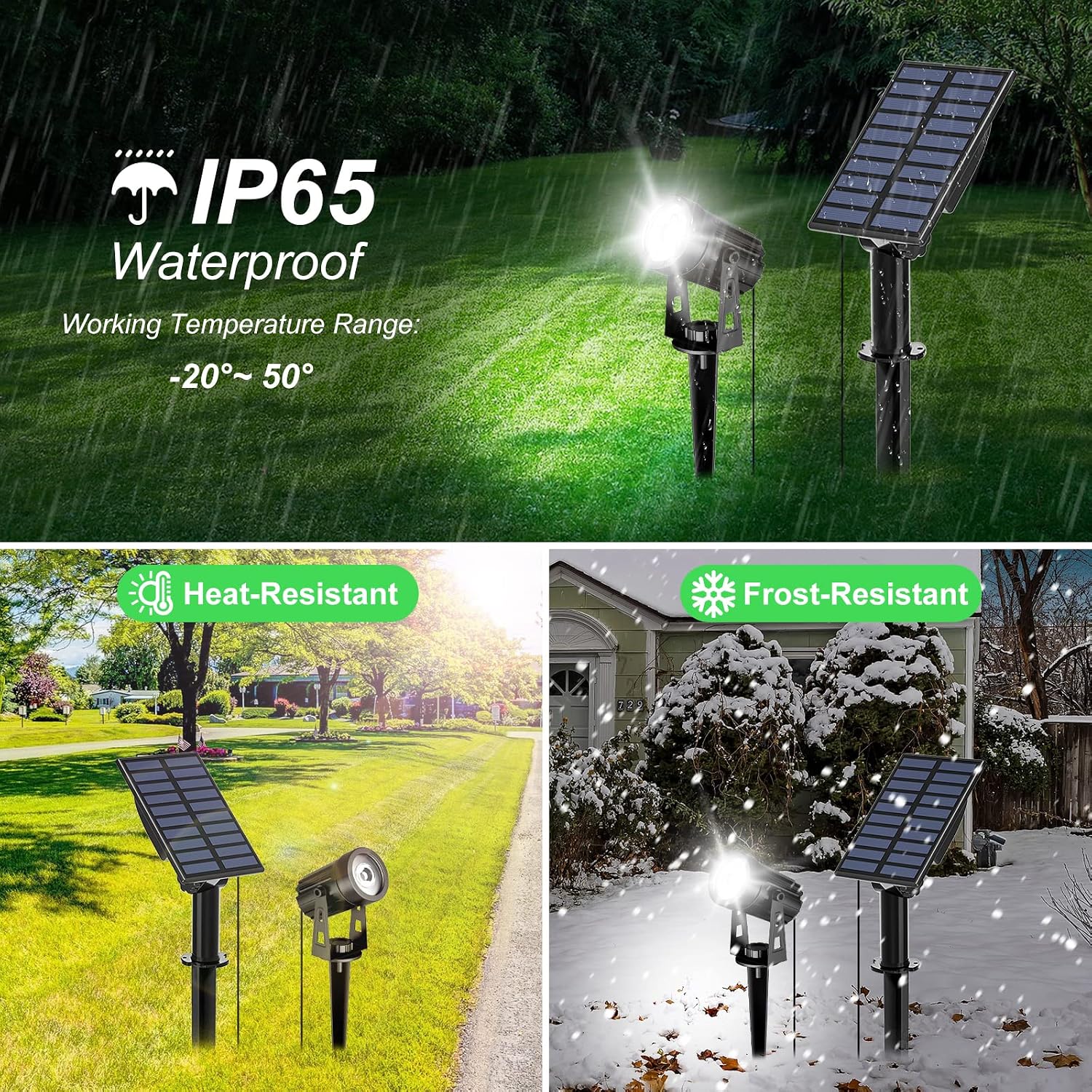 Detalle 1 de T-SUN Solar Spot Lights 1 LED 6000K