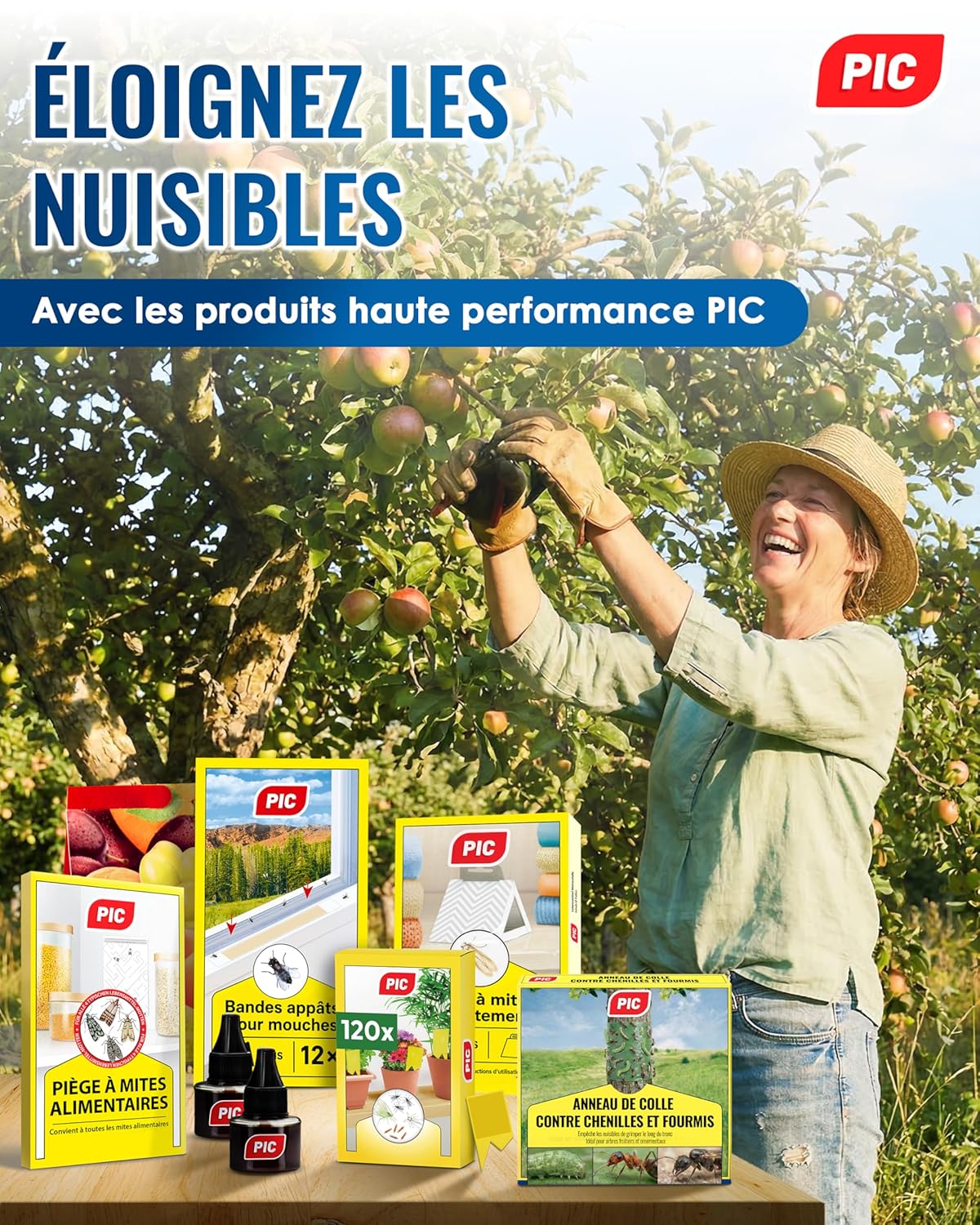 Thumbnail 6 de PIC Bande Glue Arbre Fruitier – bande de colle arboricole anti-fourmis, 10 mètres