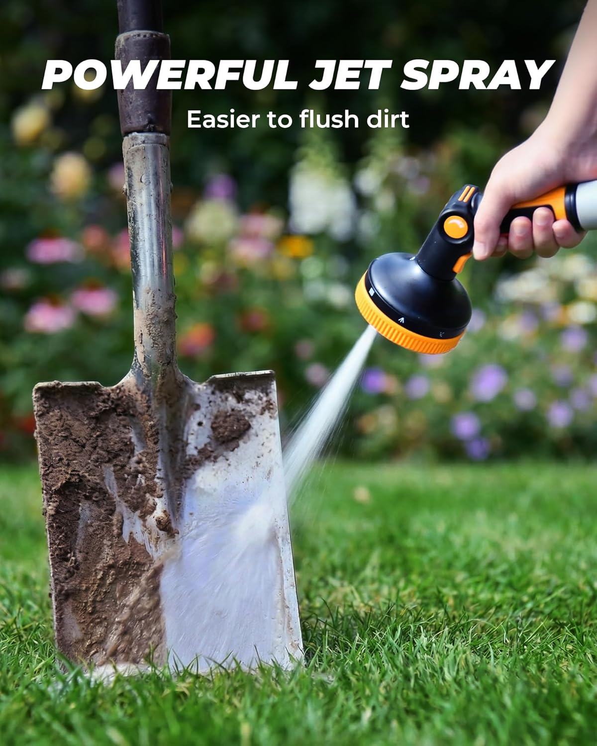 Thumbnail 6 de RAINPOINT Hose Pipe Spray Gun with 8 Patterns and Thumb Flow Control