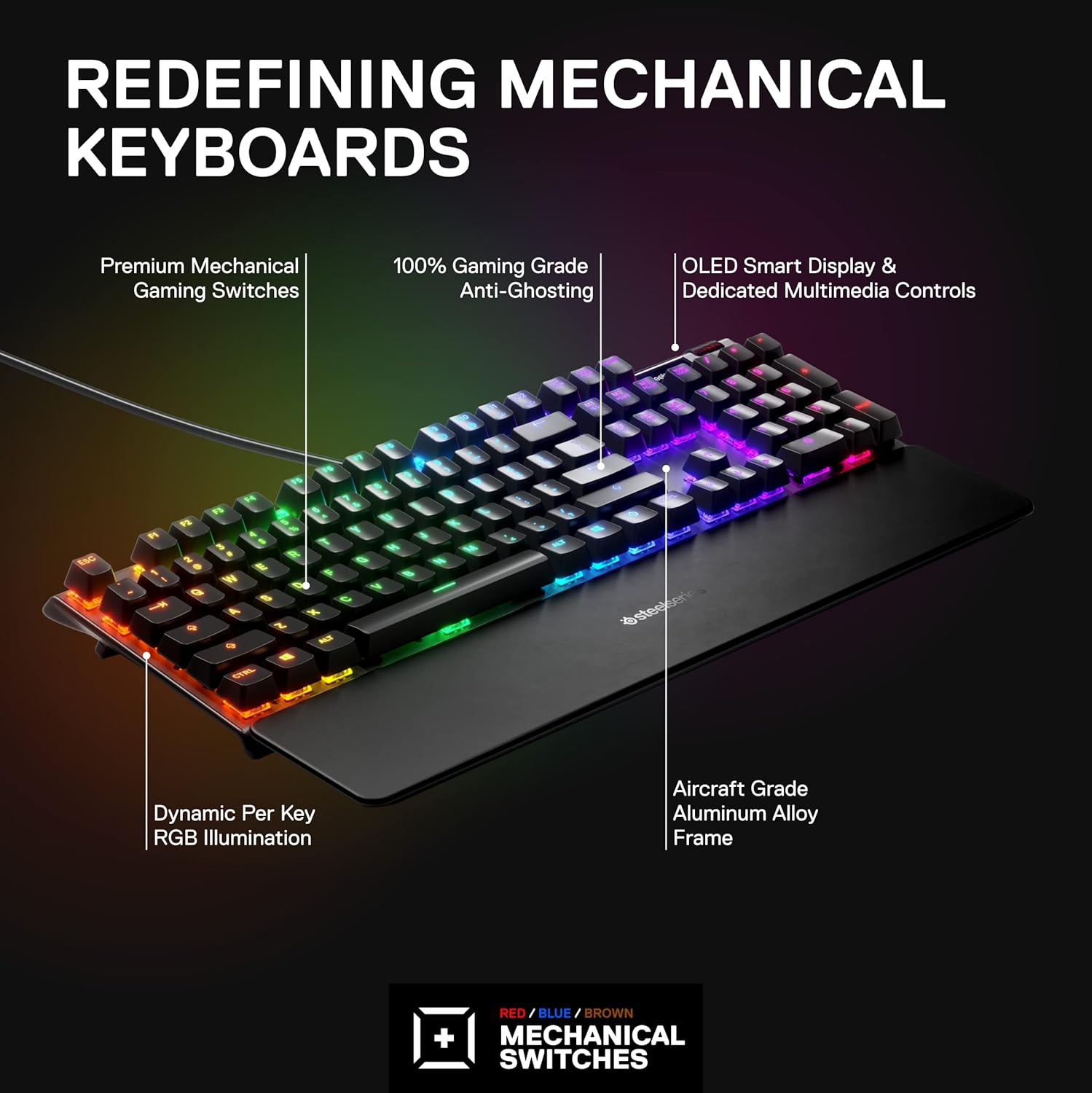 Thumbnail 2 de SteelSeries Apex 7 Mechanische Gaming-Tastatur