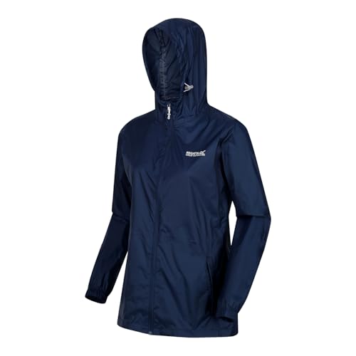 Detalle de Regatta Womens Pack-It III Jacket Waterproof Pack Away Hiking Coat – Black, Size 28