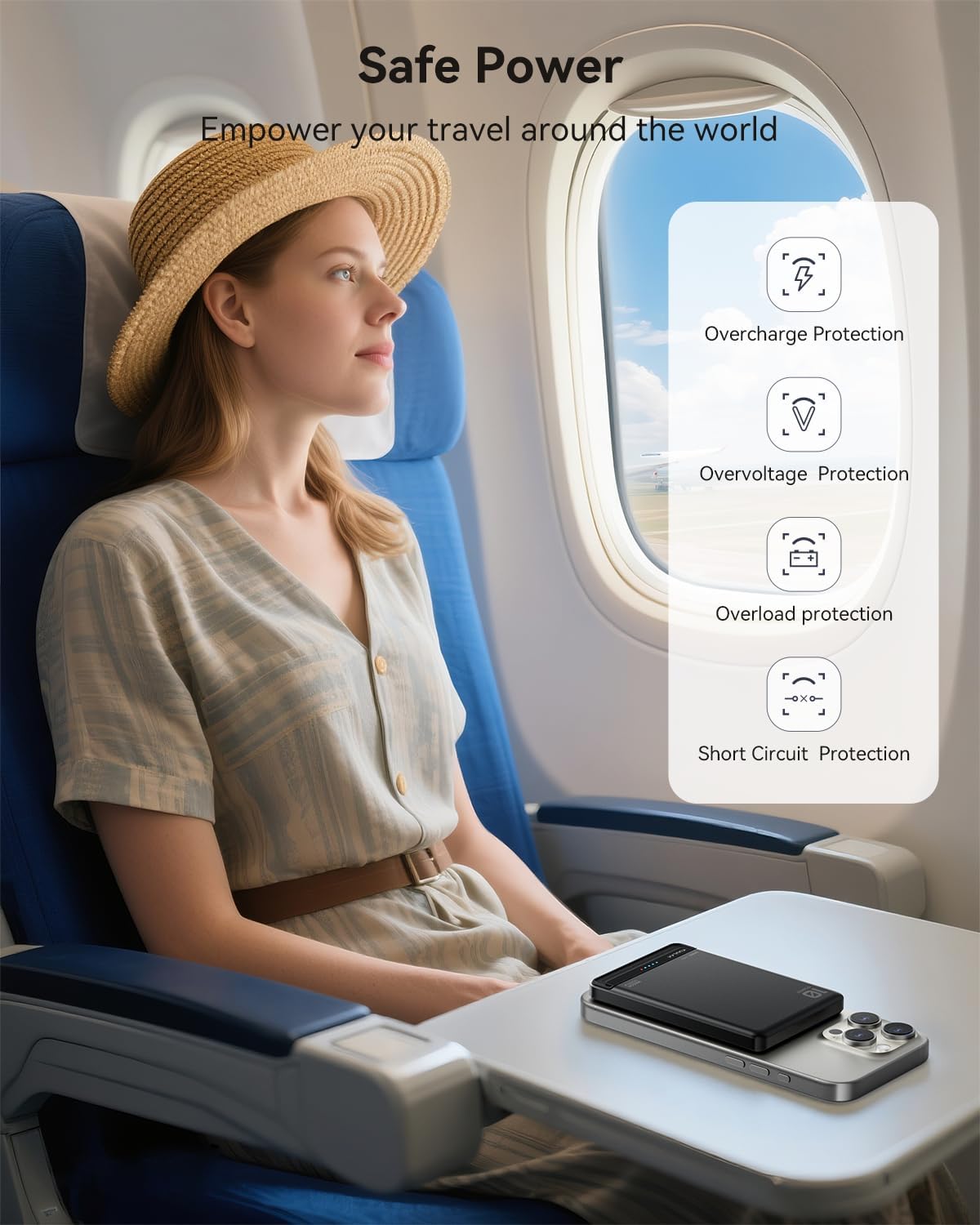 Thumbnail 6 de Kuulaa MagSafe Power Bank 10,000mAh Slim Magnetic (13mm) — USB-C in/out & wireless charging up to 15W