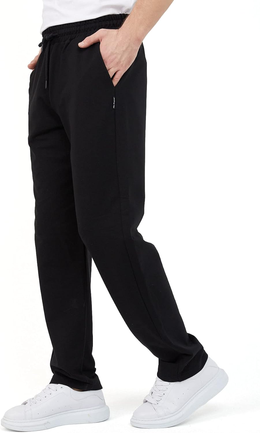 Thumbnail 2 de COMEOR Men's Thin Lightweight Breathable Cotton Straight Leg Jogging Pants: A Practical Pick for Everyday Comfort