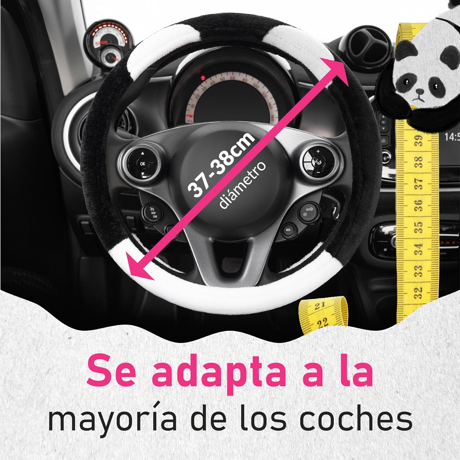 Thumbnail 4 de Upgrade4cars Funda Volante Universal 37–39 cm