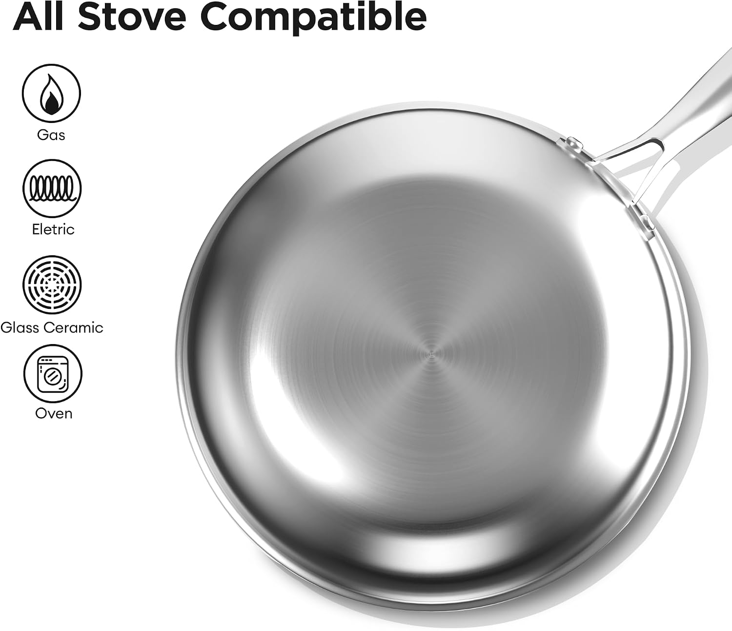 Detalle 2 de COOKER KING 12-Inch Hybrid Wok Pan