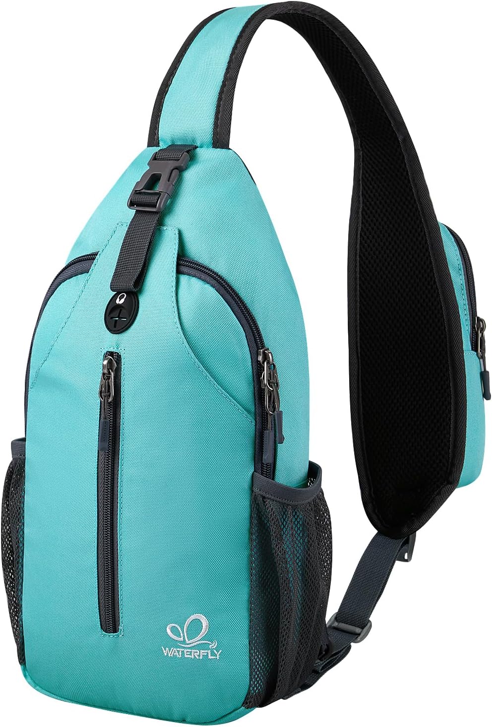 Thumbnail 6 de WATERFLY Sling Rucksack Sling Bag – verstellbarer Schultergurt mit Trink- & Kabelfach für Herren und Damen