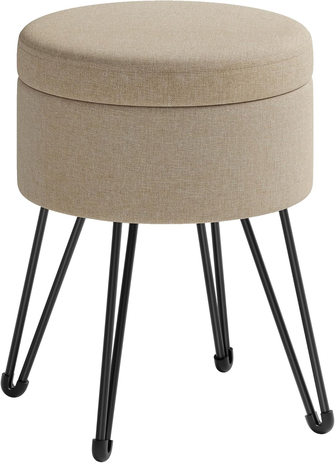 Detalle de SONGMICS Sgabello Pouf Contenitore Marrone