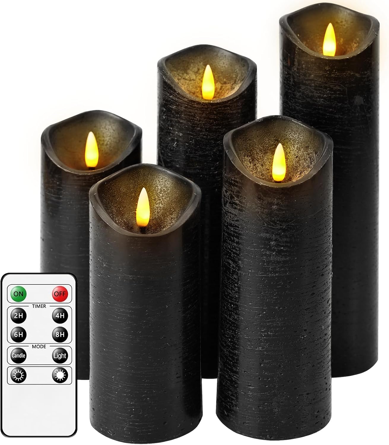 Thumbnail 6 de Nimiko Flameless Candles, 9-Piece Set