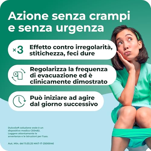 Detalle de DulcoSoft Lassativo Macrogol 4000, 20 Bustine — sollievo delicato per stitichezza