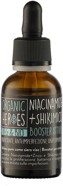 Thumbnail 6 de Organic Heroes Siero Viso Bio con Acido Ialuronico e Collagene Vegetale – 30 ml