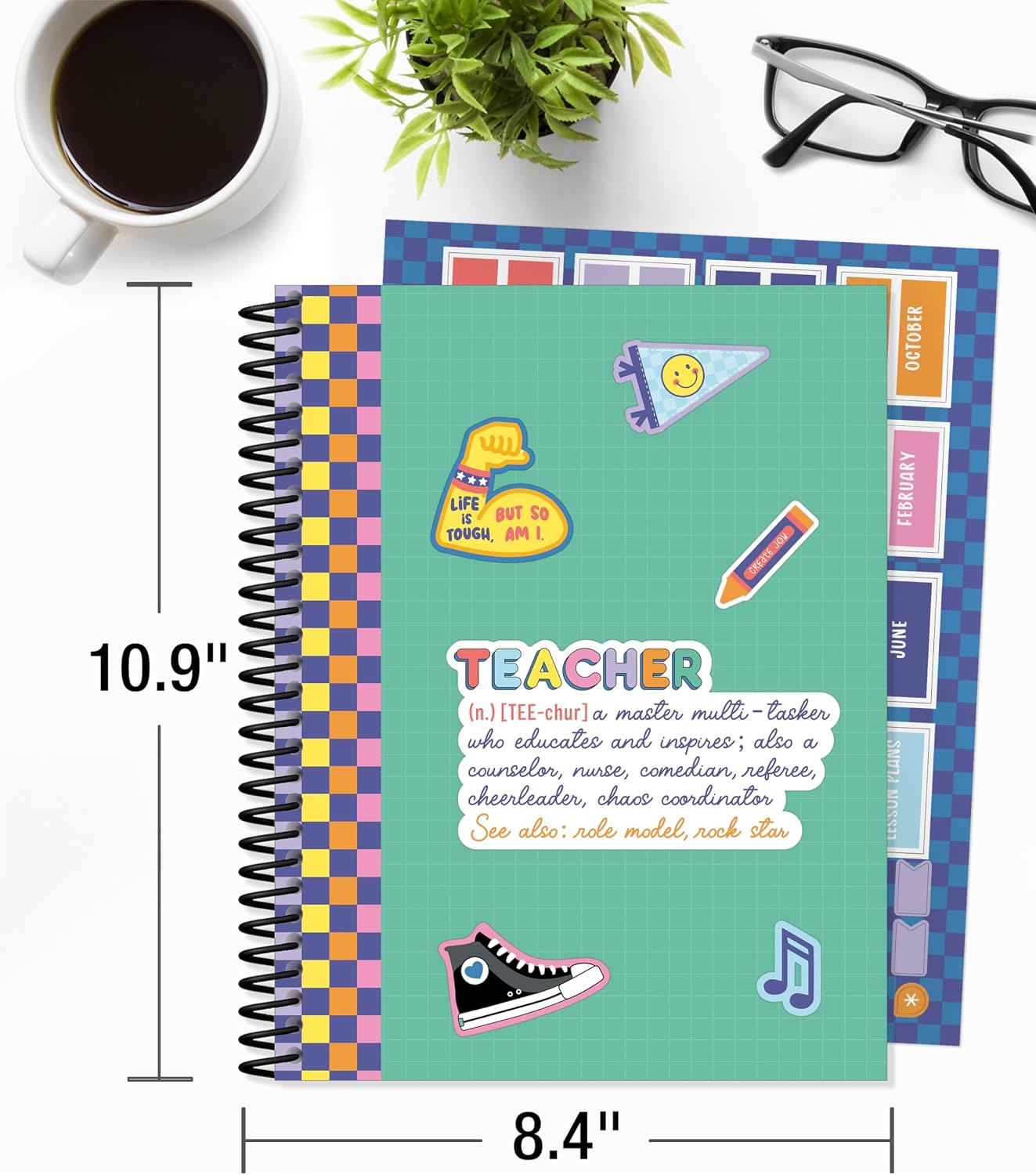 Detalle 2 de Carson Dellosa Teacher Planner, 8" x 11