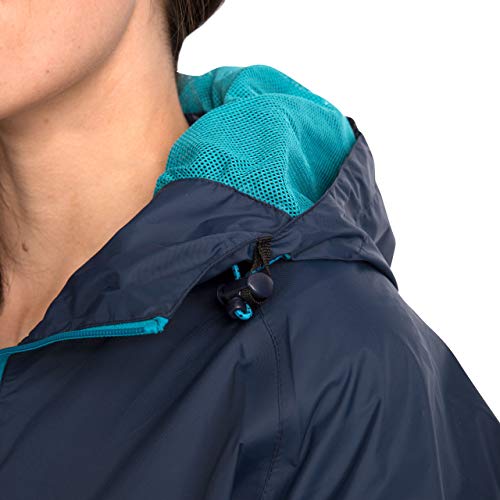 Thumbnail 5 de Trespass Womens Waterproof Packaway Jacket Qikpac Navy, Size 18