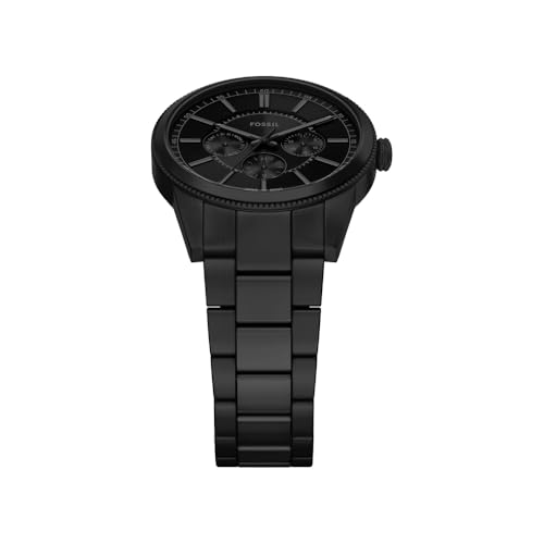 Detalle 2 de Fossil Pearson, montre homme à quartz multifonction, cadran noir, 42 mm
